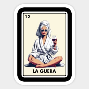 Mexican Slang Chicano Chingona La Guera Mexican Bingo Card Sticker